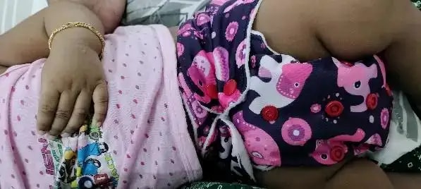 Adjustable Washable & Reusable Cloth Diaper With Absorbent Insert Pad (3M-3Y) | Oeko-Tex Certified | Prevents Rashes - Floral Spring & Rainbow - Pack of 2