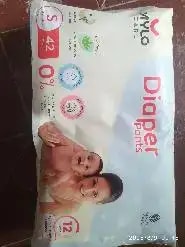 Mylo Baby New Born Diaper Pants | Up to 5Kgs | with Wetness Indicator | 92 Count