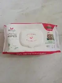 Gentle Baby Wipes With Lid - Organic Coconut Oil, Neem, Aloe Vera and Vitamin E | 98% Pure Water | Dermatologically Tested (Pack of 6) - 72 Wipes Per Pack