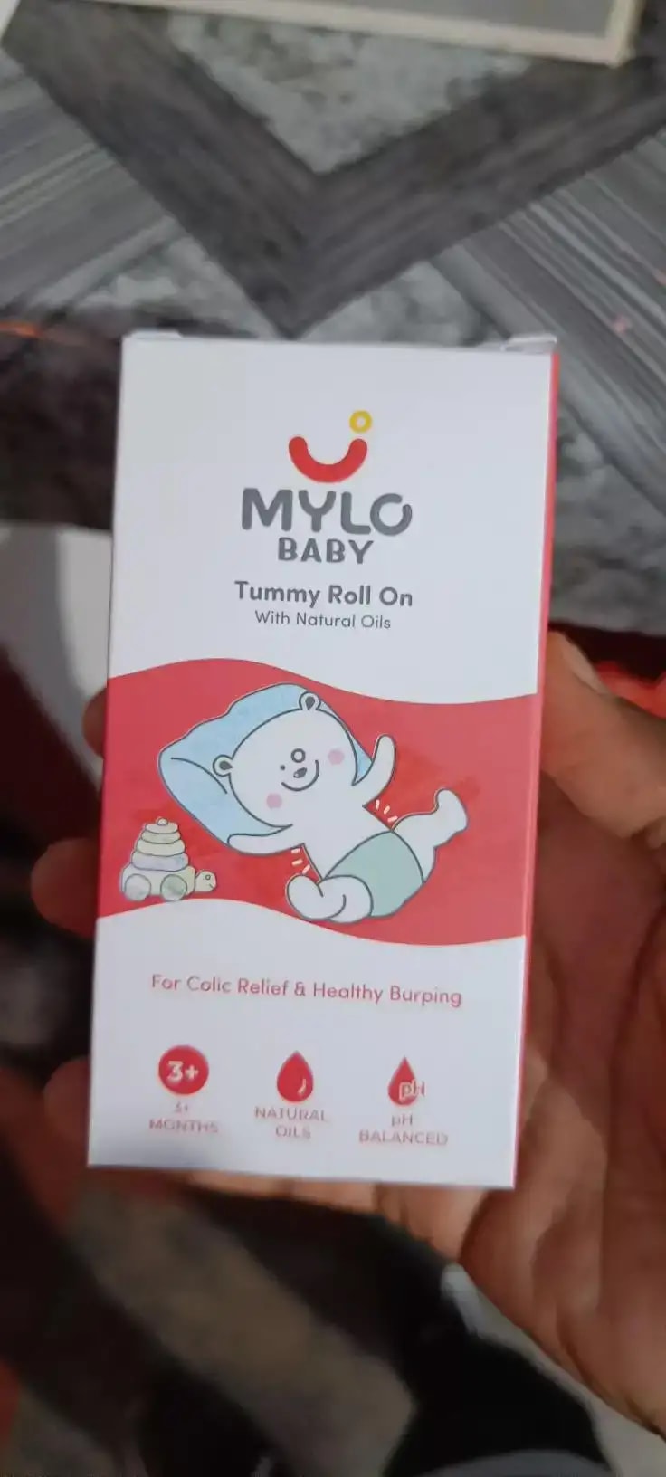 Tummy Roll On For Baby | Made Safe Australia Certified | Relieves Gas & Colic | Promotes Healthy Burping | Reduces Acid Reflux | 40 ml