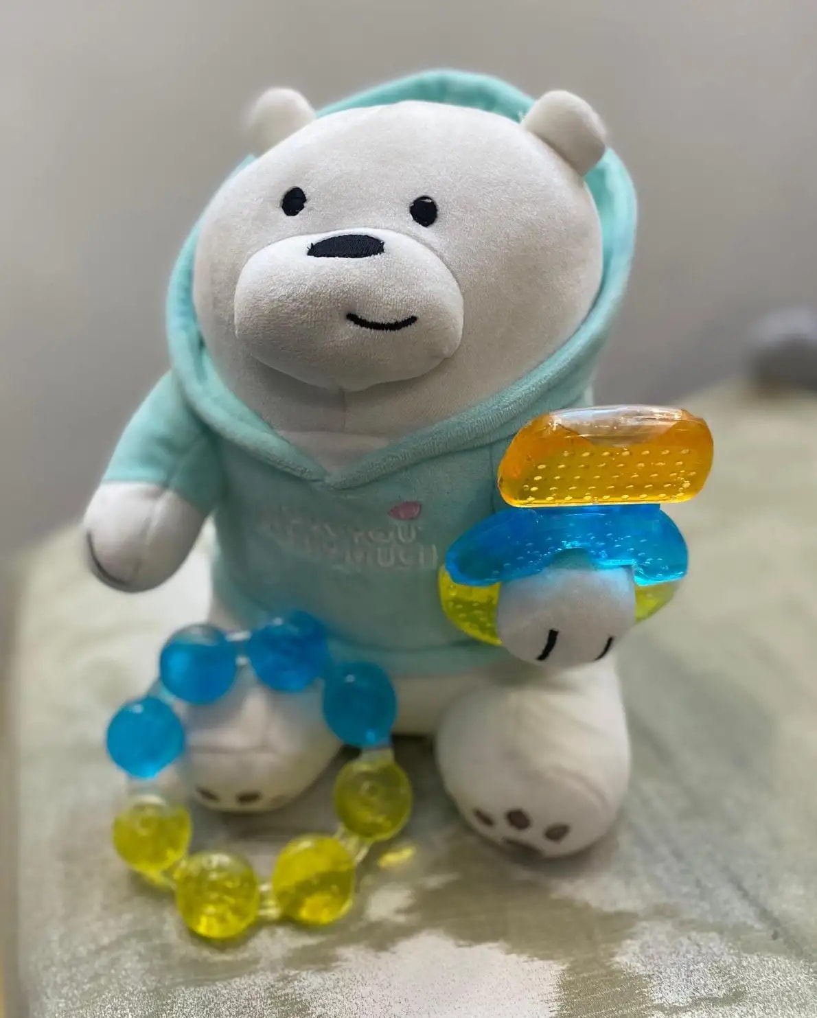 Teether for Kids | Relieves Sore Teething Gums | BPA Free, Food Grade & Non Toxic | ISI Marked | Easy to Hold | Pack of 4 - 2 Ring + 2 Hot Air Balloon