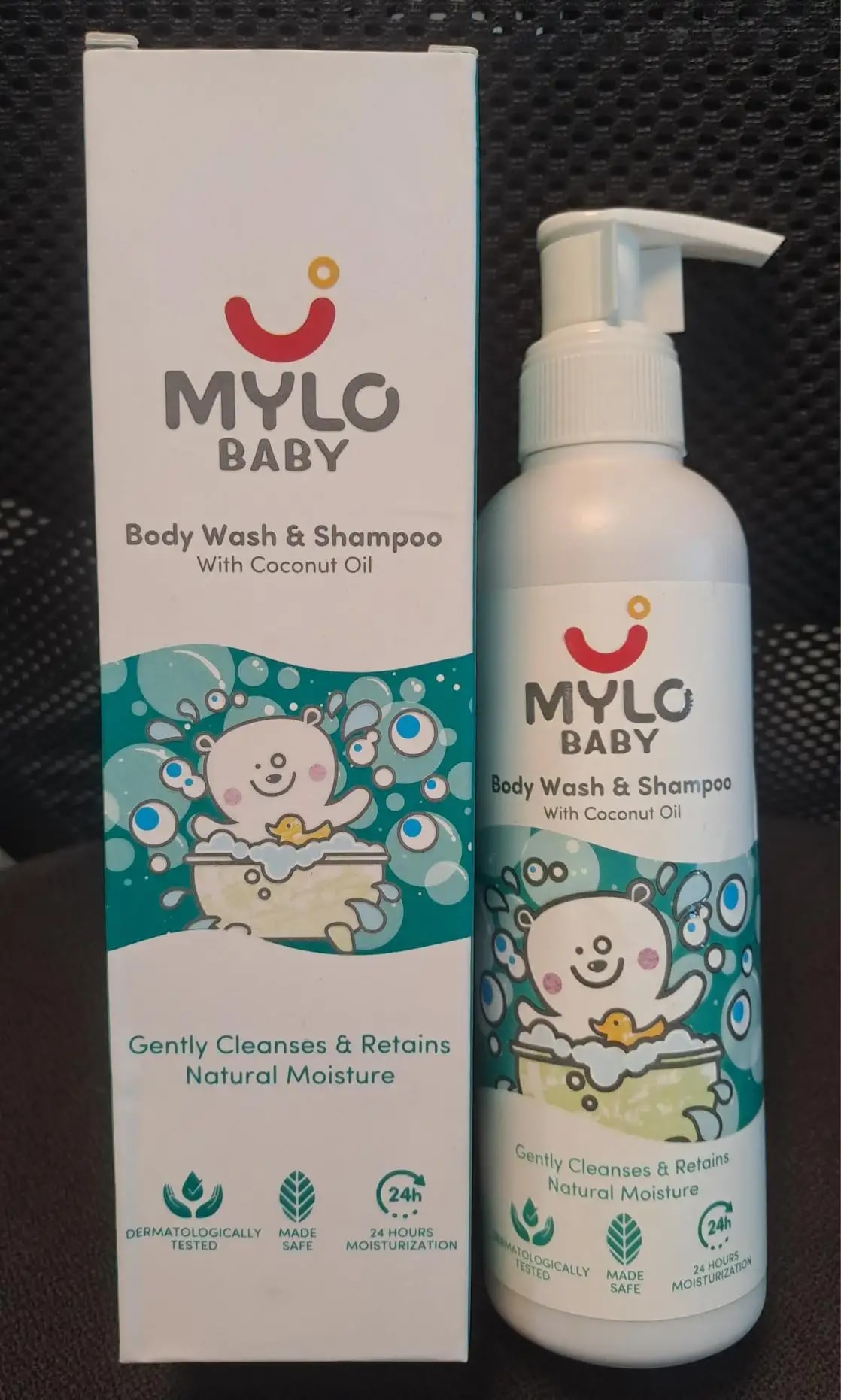 Baby Shampoo and Body Wash | Gentle Cleansing Head-to-Toe | Tear Free Formulation | Retains Natural Moisture | Dermatologically Tested | Made Safe Certified- 200 ml - Pack of 2