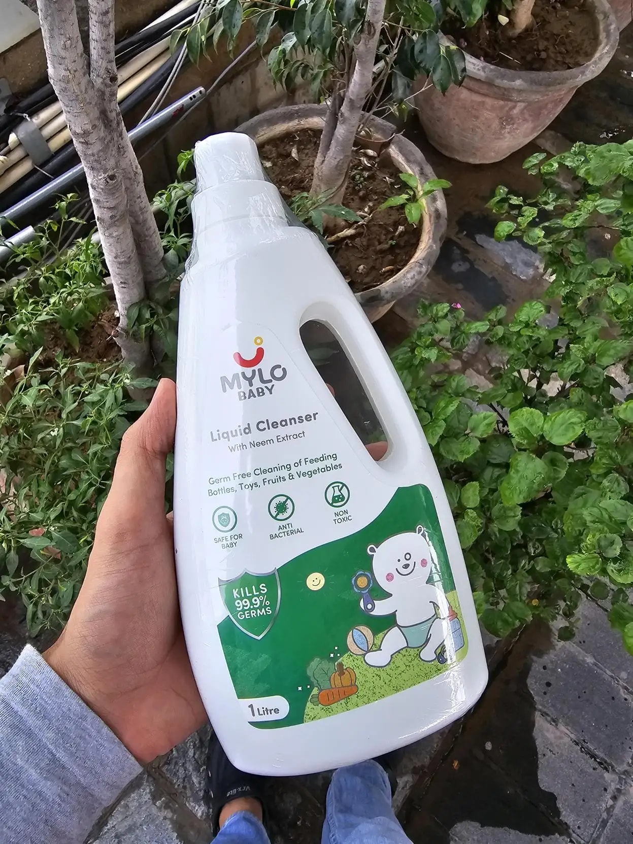 Baby Safe Liquid Cleanser | For Cleaning Feeding Bottles, Toys, Cutlery, Accessories | Kills 99.9% Germs | Pack of 2