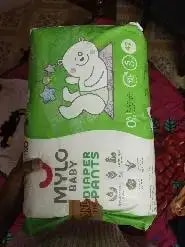 Mylo Baby New Born Diaper Pants | Up to 5Kgs | with Wetness Indicator | 92 Count