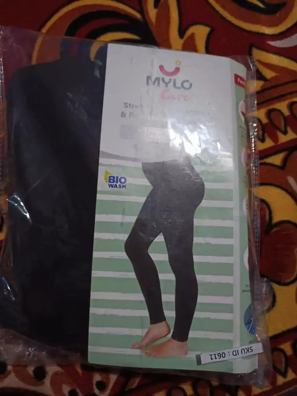 Stretchable Maternity Leggings for Women | Comfortable, Soft & Gentle on the Skin | Ideal for Pre & Post Delivery - Navy - L