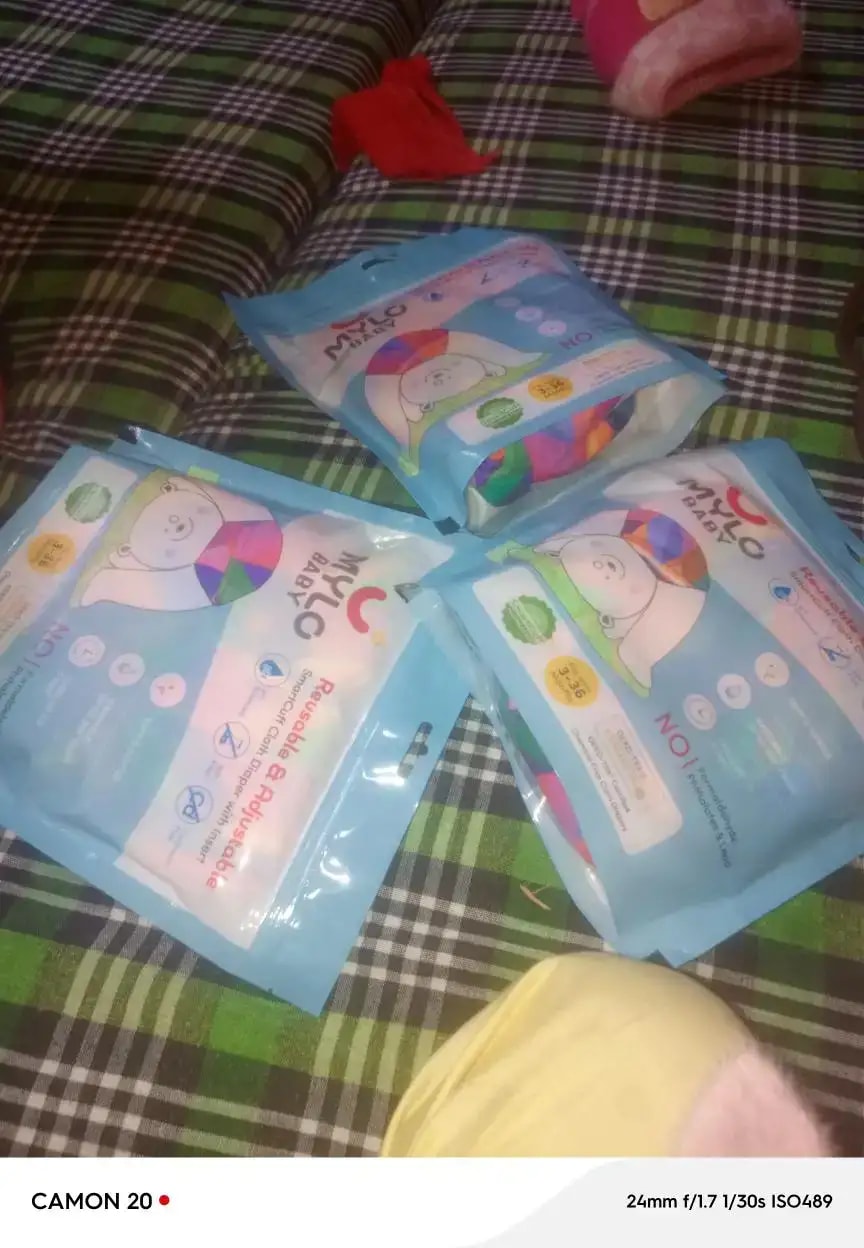 Adjustable Washable & Reusable Cloth Diaper With Dry Feel, Absorbent Insert Pad (3M-3Y) Prevents Rashes - Floral Spring - Pack of 1