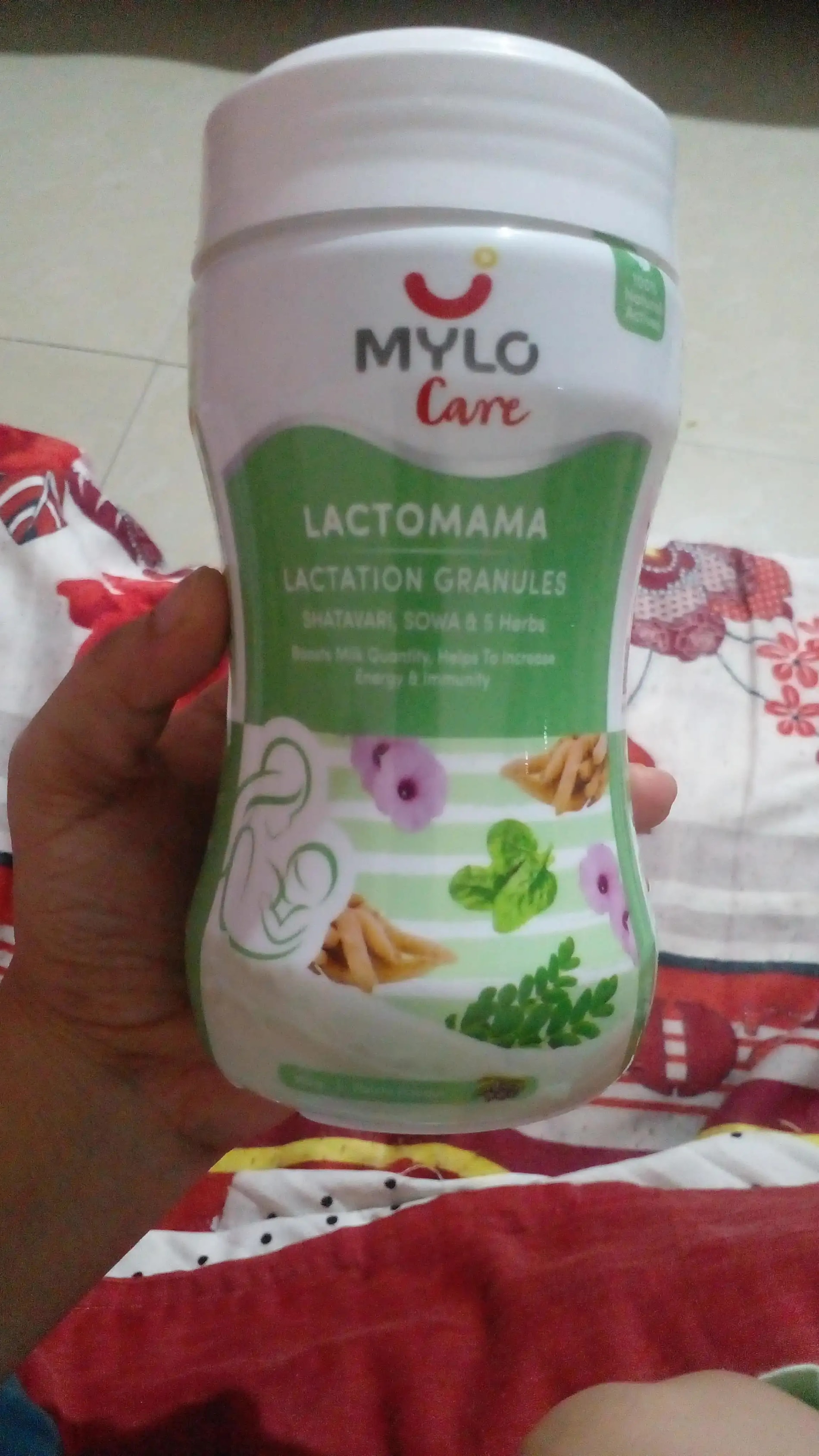 Mylo LactoMama ™ | With Shatavari, Sowa & 5 herbs | Natural Supplement for Boosting Breast Milk | 100% Natural Ingredients | 300g | Pack of 2 | Elaichi