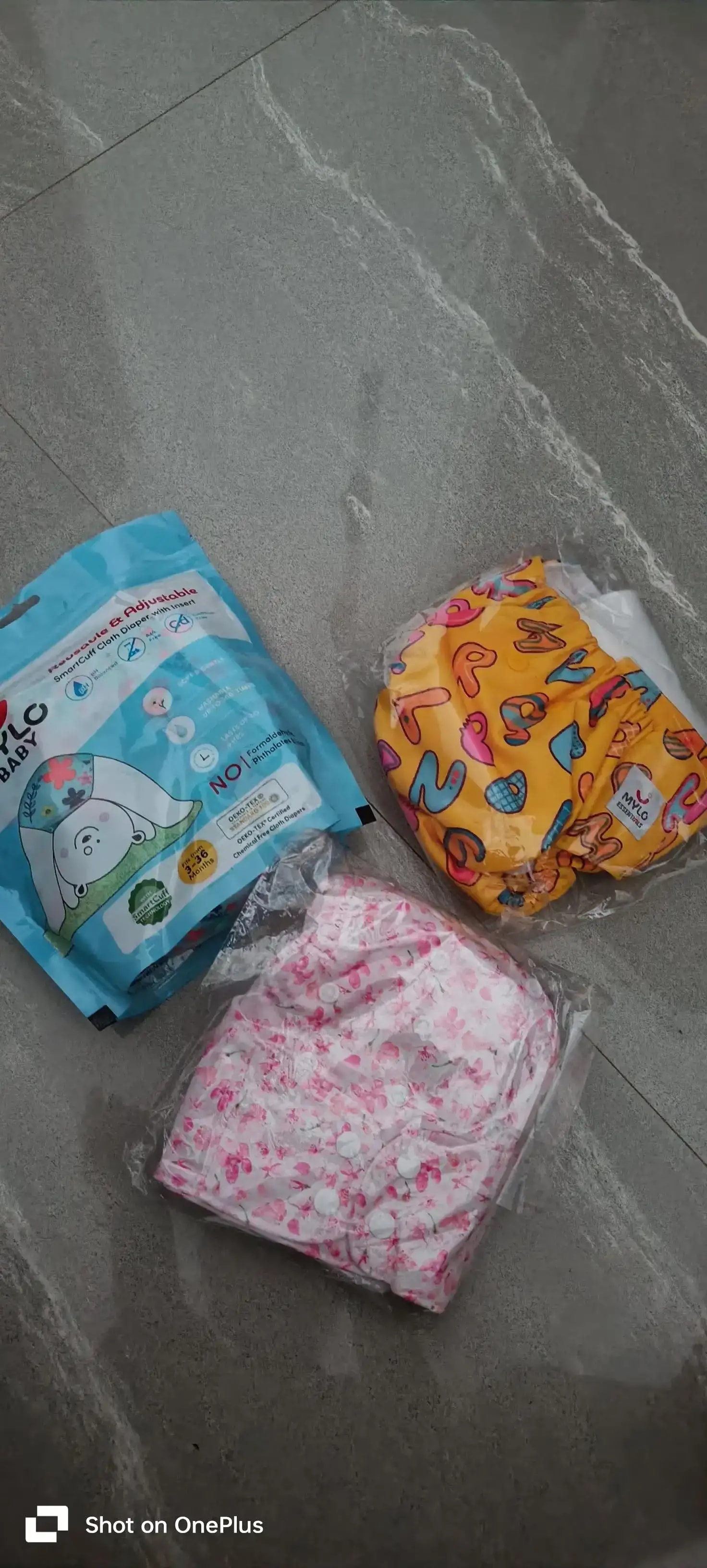 Adjustable Washable & Reusable Cloth Diaper With Dry Feel, Absorbent Insert Pad (3M-3Y) Prevents Rashes - Floral Spring - Pack of 1