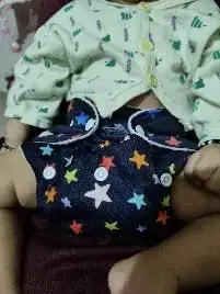 Adjustable Washable & Reusable Cloth Diaper With Dry Feel, Absorbent Insert Pad (3M-3Y) Prevents Rashes - Floral Spring - Pack of 1
