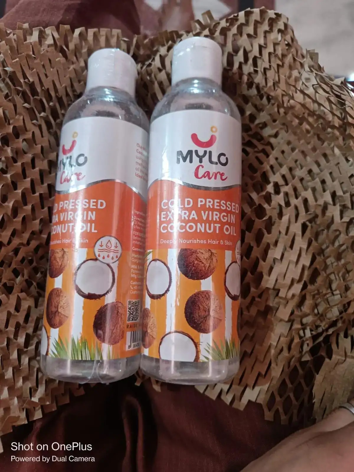Cold Pressed Extra Virgin Coconut Oil for Skin & Hair - Nourishes Skin Deeply | Reduces Dandruff | Strengthens Hair | Soothes Baby's Rashes - 200 ml