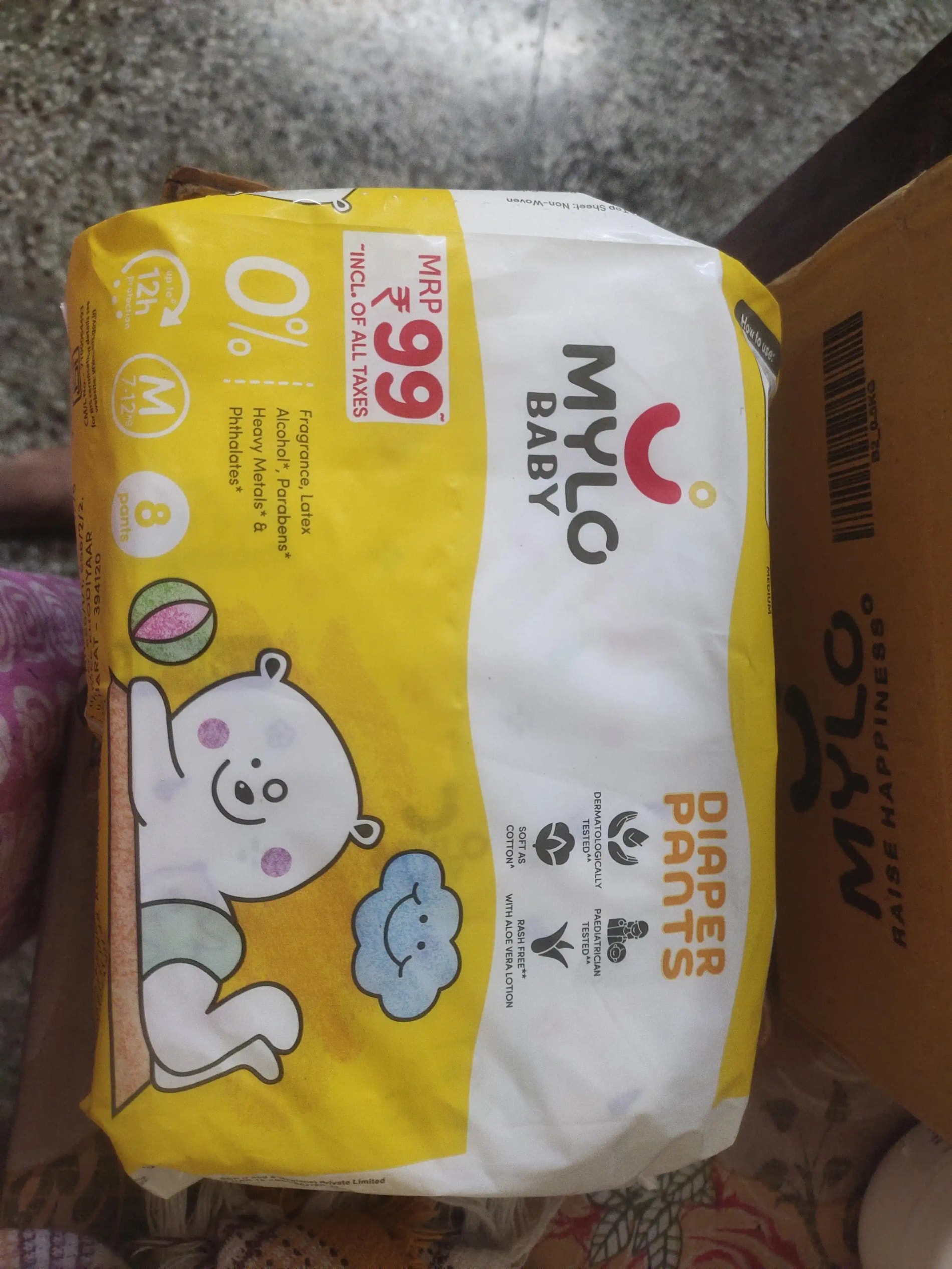Mylo Diaper M size - Pack of 8