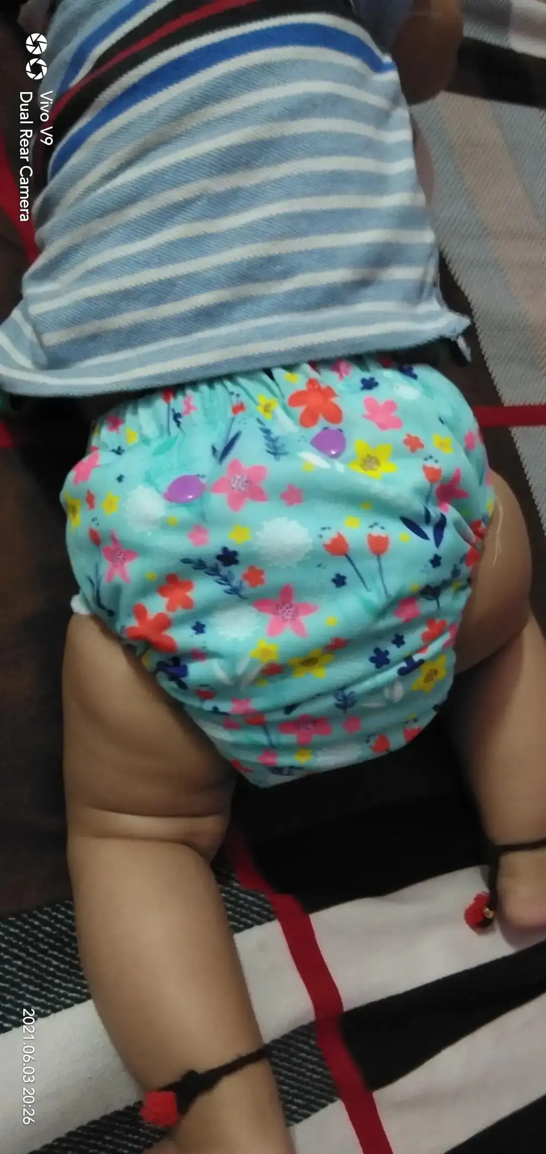Adjustable & Reusable Cloth Diaper with Leaksafe & Ultra Absorb Pad (3M-3Y) - Twinkle Twinkle Print - Pack of 1