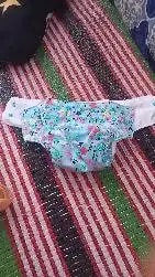 Adjustable Washable & Reusable Cloth Diaper With Dry Feel, Absorbent Insert Pad (3M-3Y) Prevents Rashes - Floral Spring - Pack of 1
