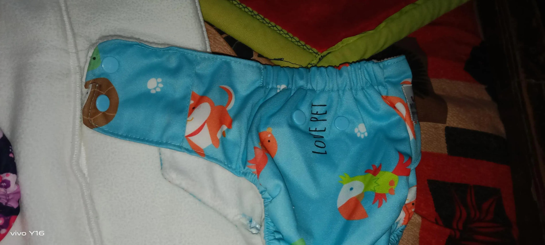 Adjustable Washable & Reusable Cloth Diaper With Dry Feel, Absorbent Insert Pad (3M-3Y) Prevents Rashes - Floral Spring - Pack of 1