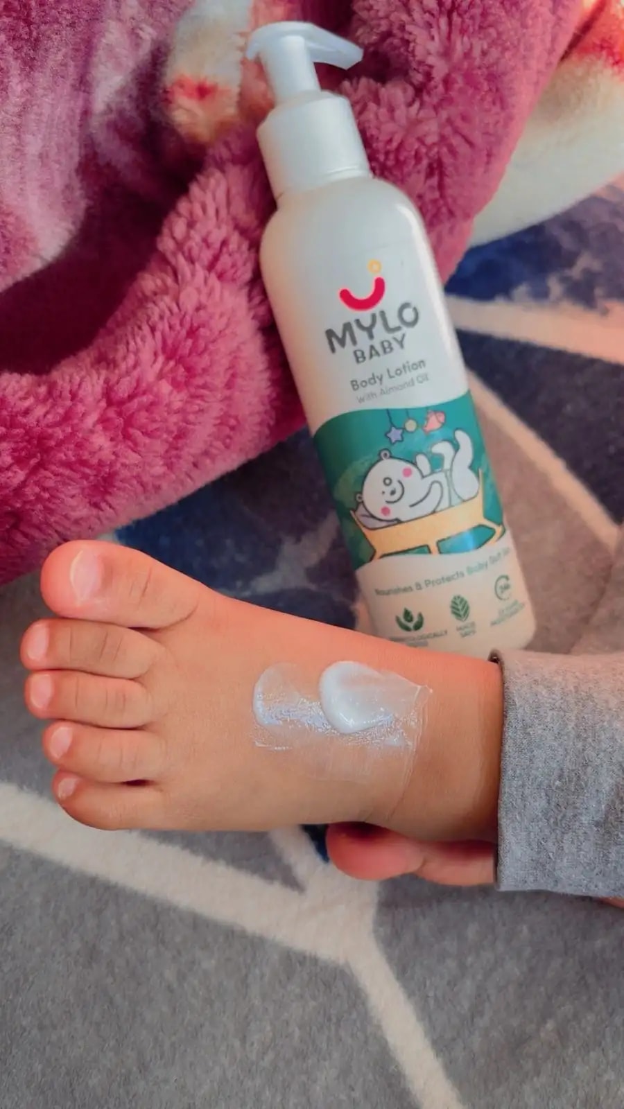 Baby Lotion for Kids | Made Safe Certified | Dermatologically Tested | Long Lasting 24 Hours Moisturisation | Soothes Dryness - 200 ml