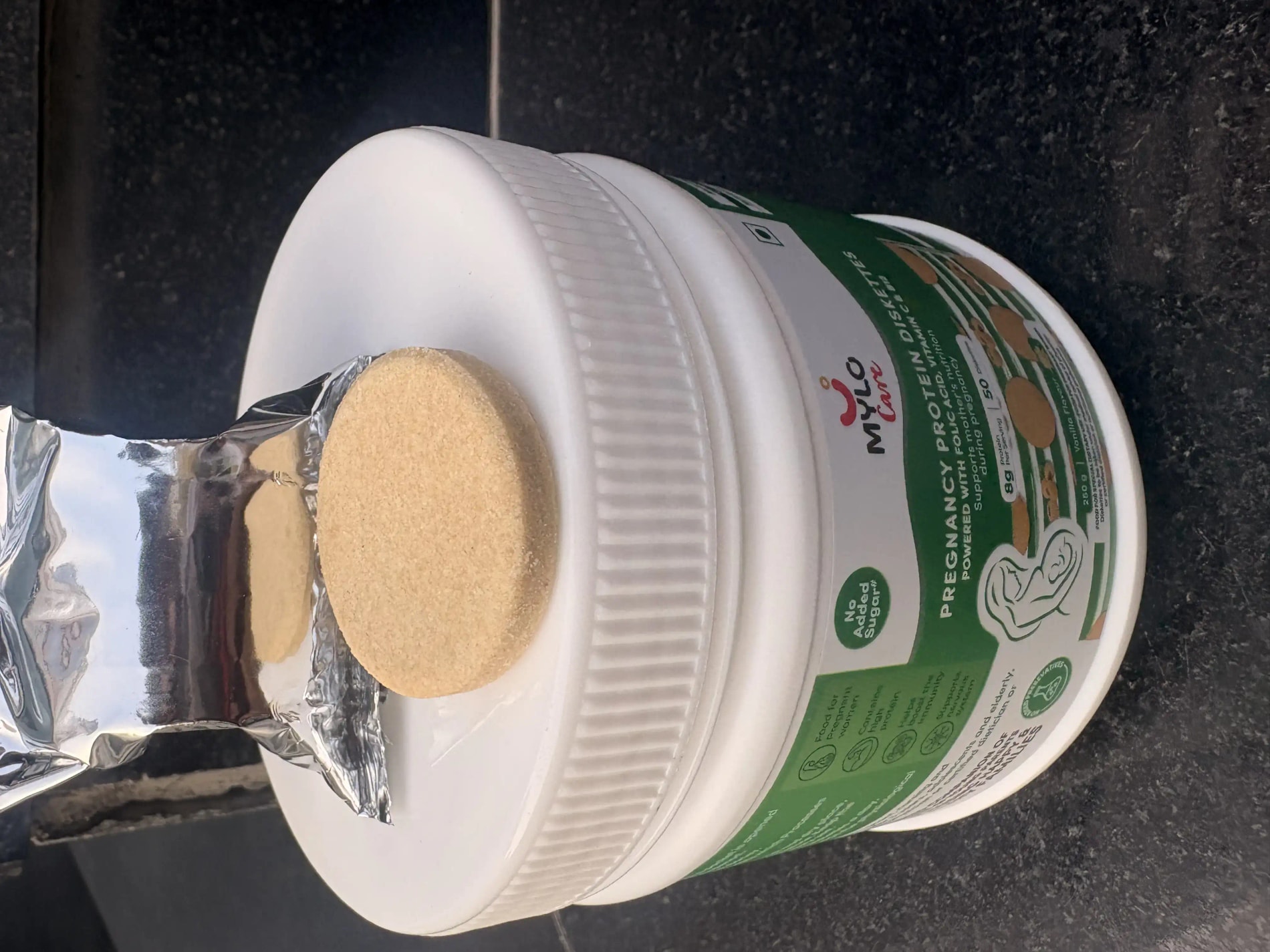 MamaGro™ Protein Diskettes - 500gm - Vanilla