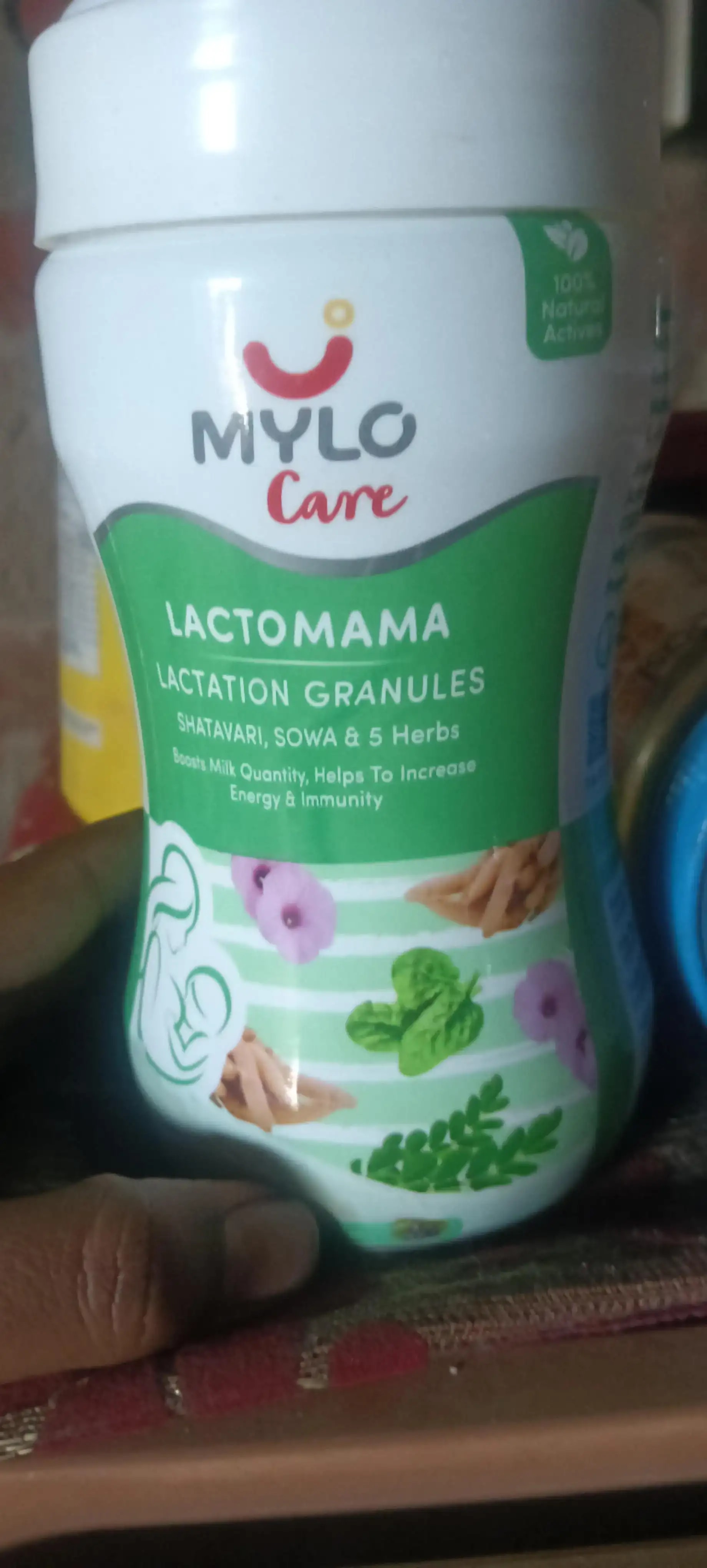 Mylo LactoMama ™ | With Shatavari, Sowa & 5 herbs | Natural Supplement for Boosting Breast Milk | 100% Natural Ingredients | 300g | Pack of 2 | Elaichi