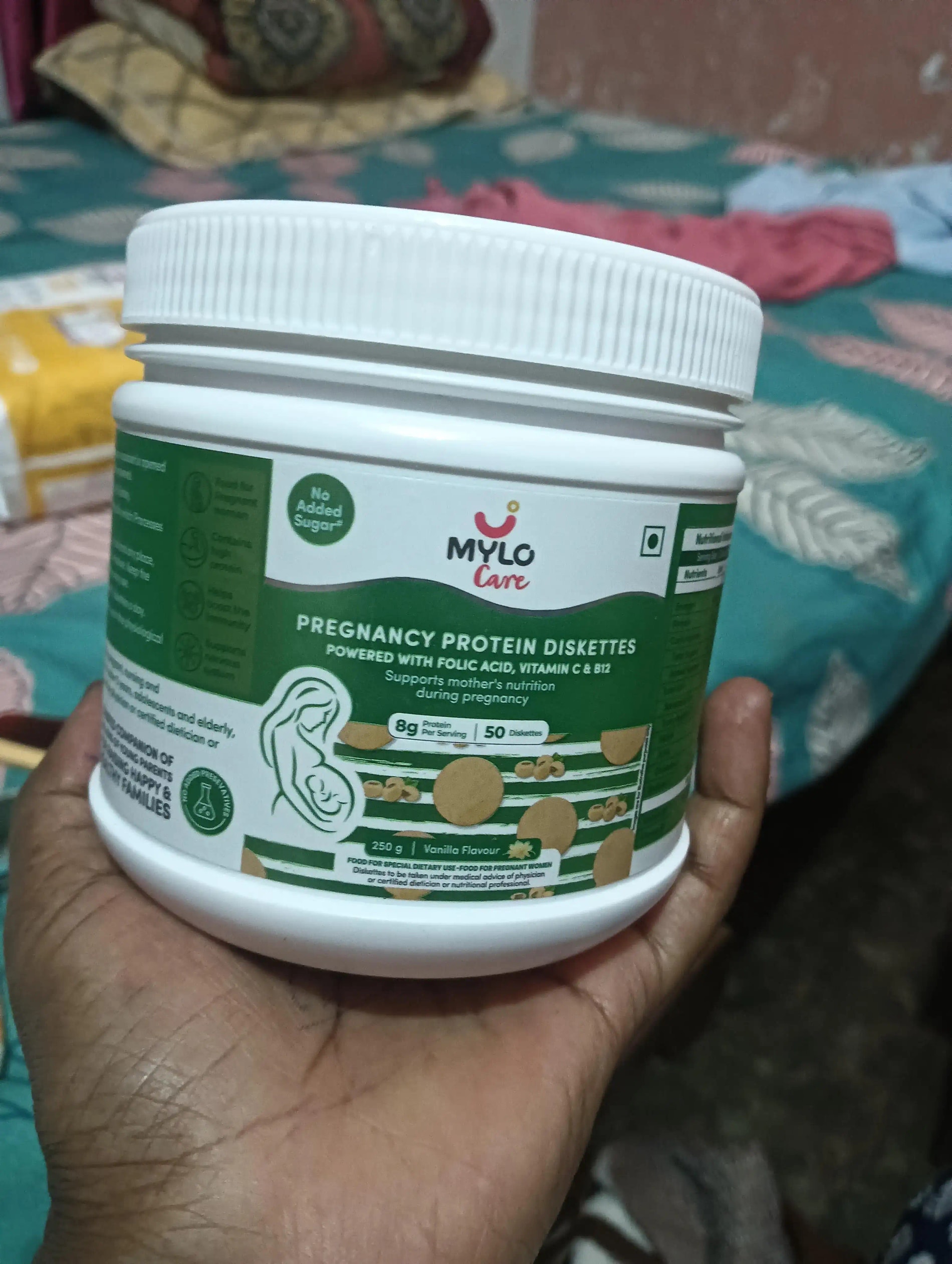MamaGro™ Protein Diskettes - 500gm - Vanilla
