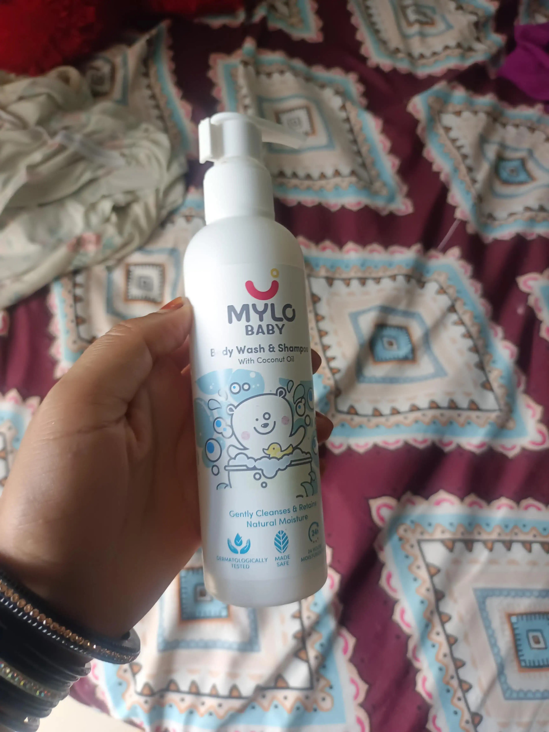Baby Shampoo and Body Wash | Gentle Cleansing Head-to-Toe | Tear Free Formulation | Retains Natural Moisture | Dermatologically Tested | Made Safe Certified- 200 ml - Pack of 2
