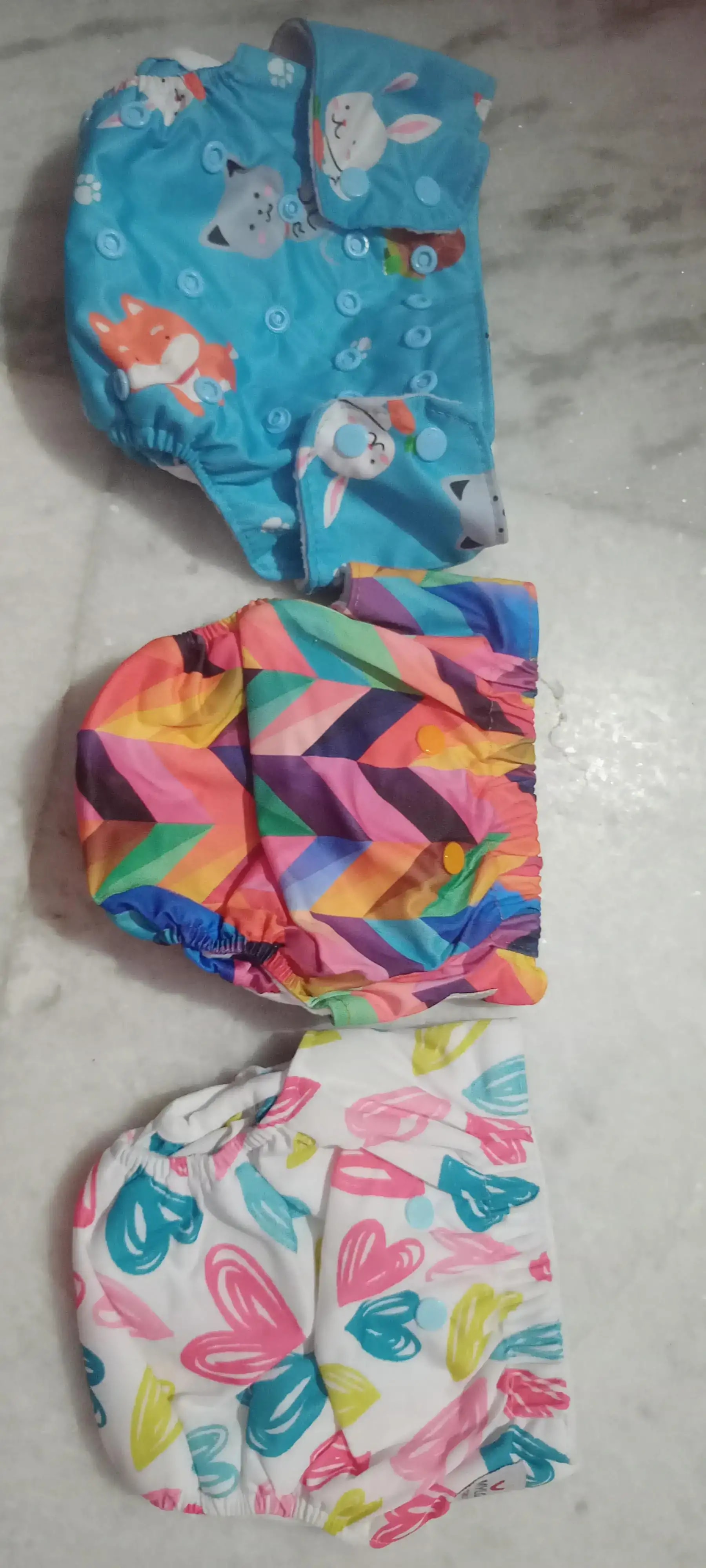 Adjustable Washable & Reusable Cloth Diaper With Dry Feel, Absorbent Insert Pad (3M-3Y) Prevents Rashes - Floral Spring - Pack of 1