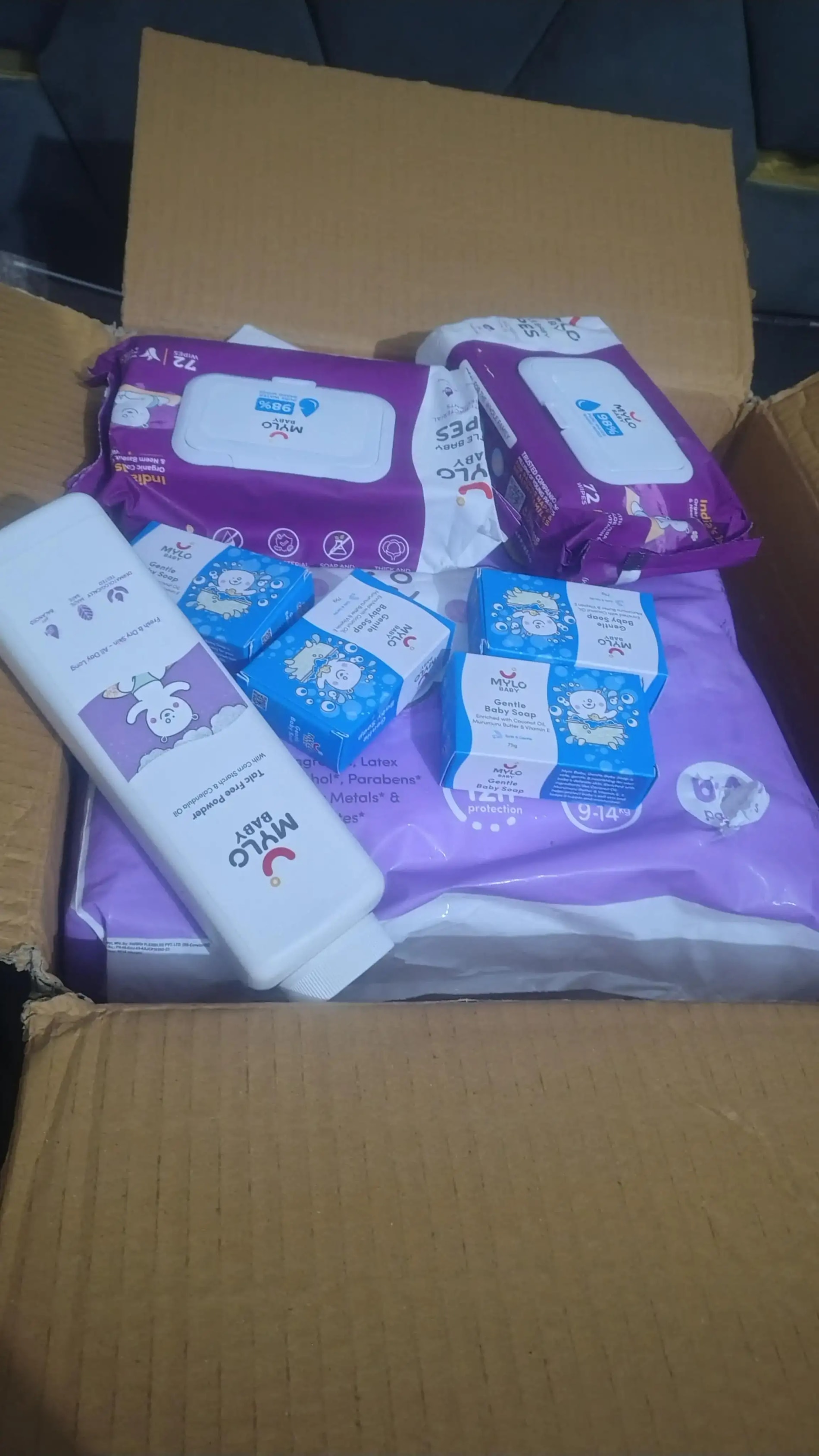 Super Saver Combo - Baby Diaper Pants Medium (M) Size 7-12 kgs (76 count) Leak Proof + Tummy Roll On For Baby For Gas & Colic - 40 ml