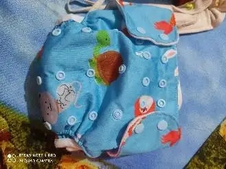 Adjustable Washable & Reusable Cloth Diaper With Dry Feel, Absorbent Insert Pad (3M-3Y) Prevents Rashes - Floral Spring - Pack of 1