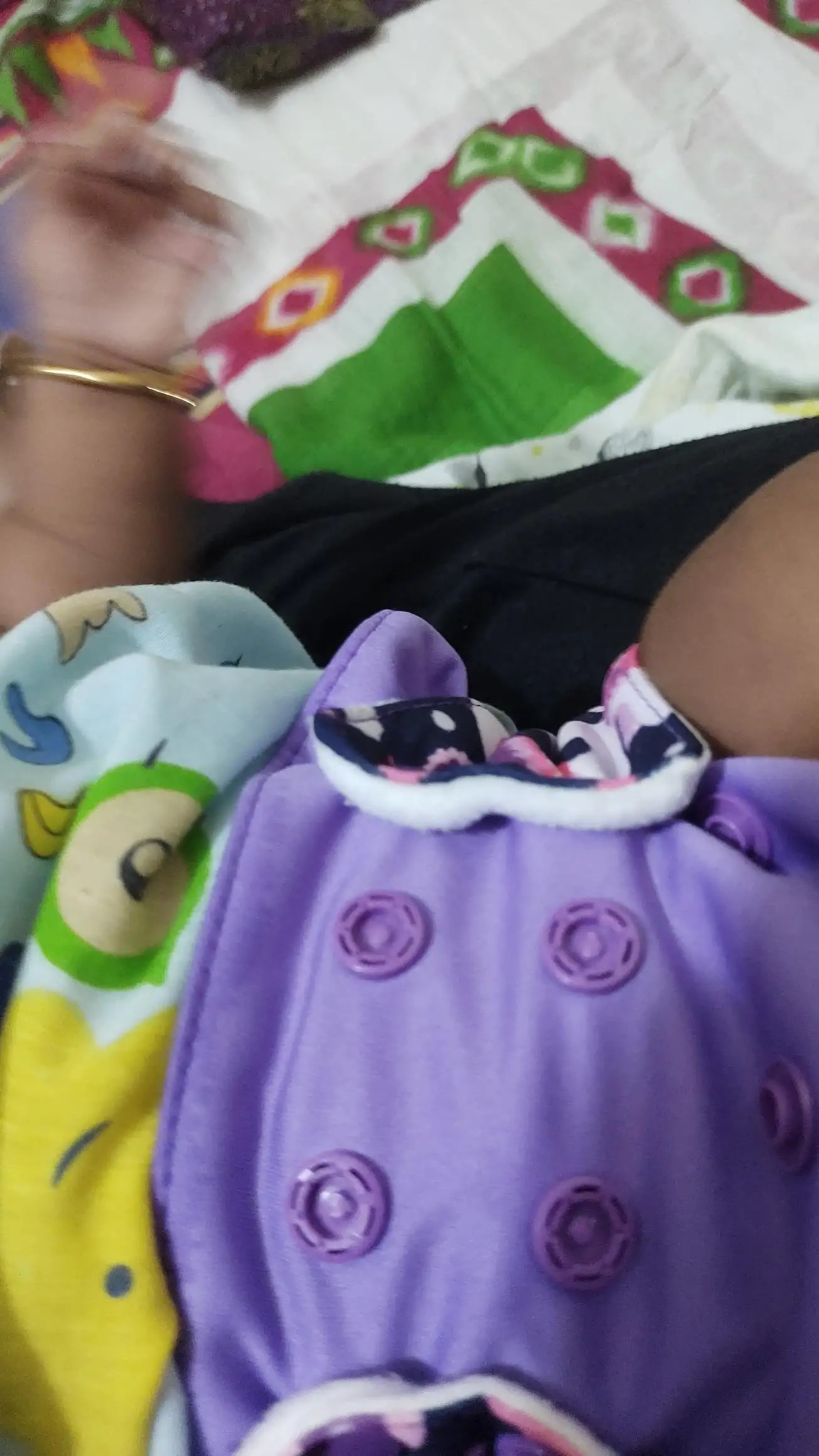 Adjustable Washable & Reusable Cloth Diaper With Dry Feel, Absorbent Insert Pad (3M-3Y) Prevents Rashes - Floral Spring - Pack of 1