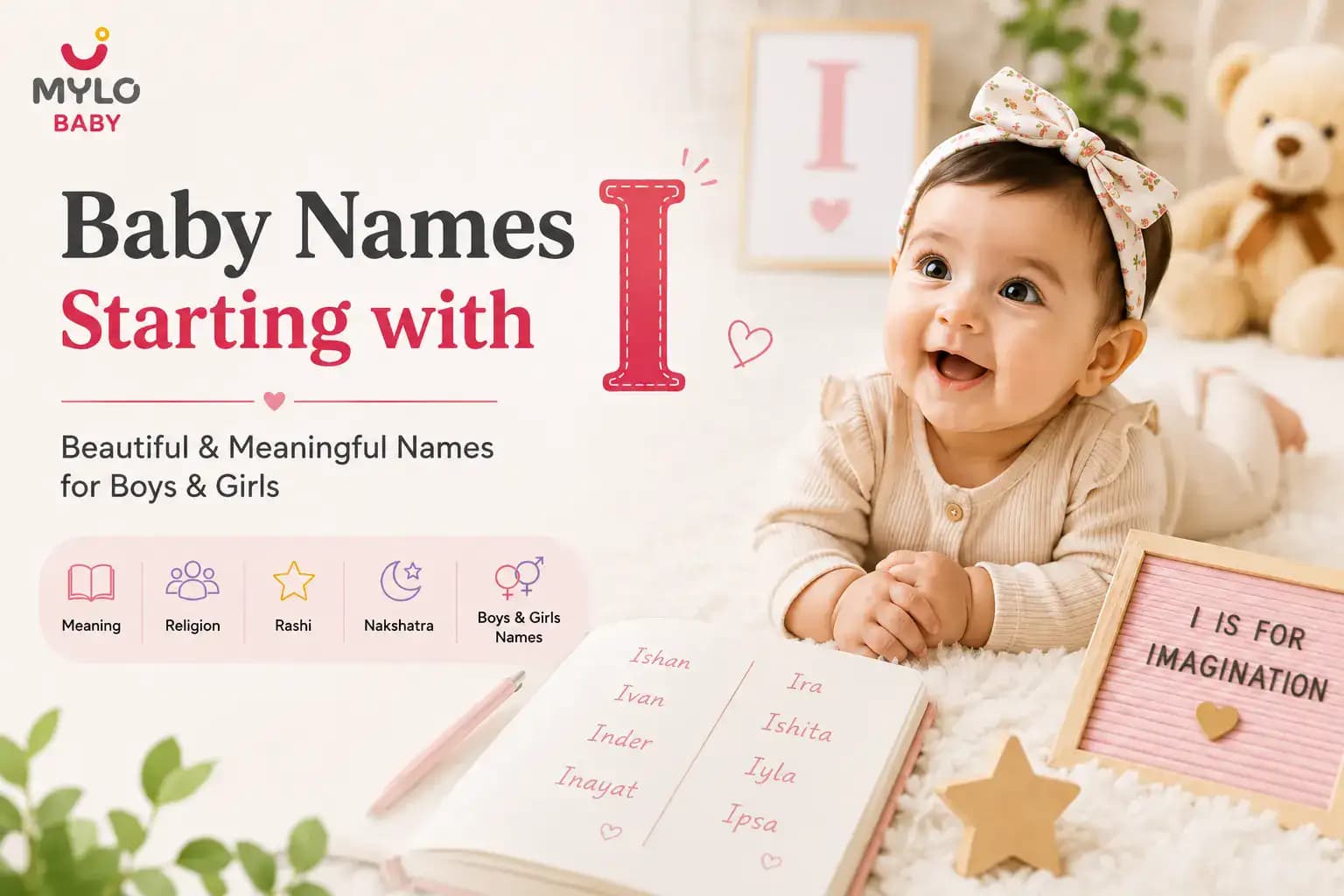 Baby Names Starting With I for Boys & Girls: Meanings, Religion, Rashi & Nakshatra