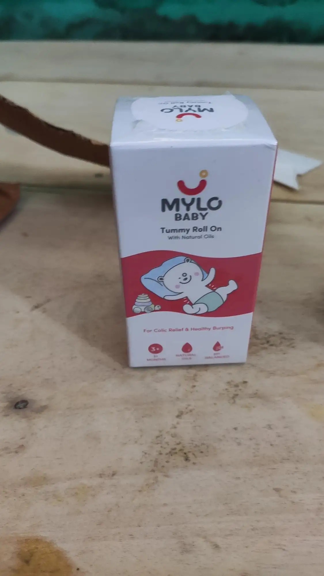 Tummy Roll On For Baby | Made Safe Australia Certified | Relieves Gas & Colic | Promotes Healthy Burping | Reduces Acid Reflux | 40 ml
