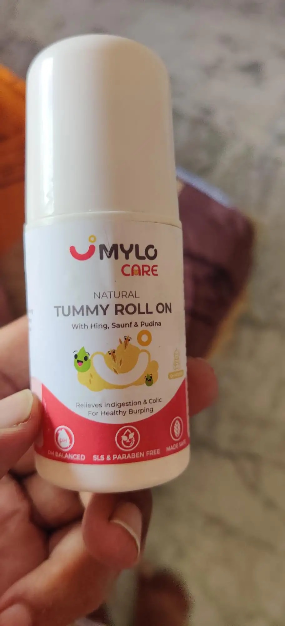 Tummy Roll On For Baby | Made Safe Australia Certified | Relieves Gas & Colic | Promotes Healthy Burping | Reduces Acid Reflux | 40 ml