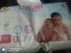 Mylo Baby New Born Diaper Pants | Up to 5Kgs | with Wetness Indicator | 92 Count