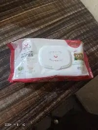 Gentle Baby Wipes With Lid - Organic Coconut Oil, Neem, Aloe Vera and Vitamin E | 98% Pure Water | Dermatologically Tested (Pack of 6) - 72 Wipes Per Pack