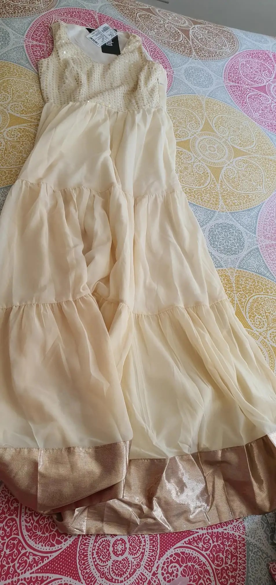 Maternity Dresses For Women with Both Side Zipper For Easy Feeding | Adjustable Belt for Growing Belly | Maxi Dress | Little Hearts - Sea Green | XXL