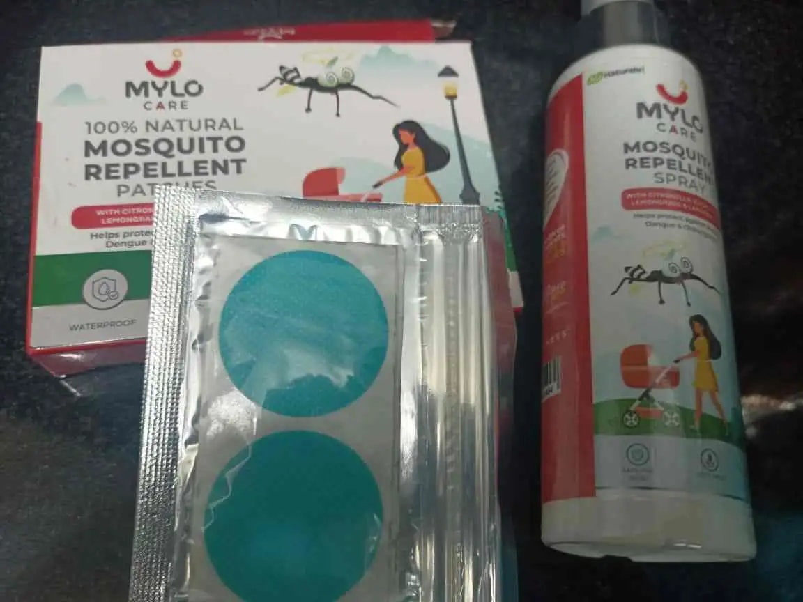 Baby Mosquito Spray (100 ml) & Mosquito Patches for Kids (24 Patches) | 100% Natural Ingredients | Protect Against Dengue, Malaria, Chikungunya | 12 Hour Protection