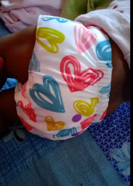 Adjustable Washable & Reusable Cloth Diaper With Dry Feel, Absorbent Insert Pad (3M-3Y) Prevents Rashes - Floral Spring - Pack of 1