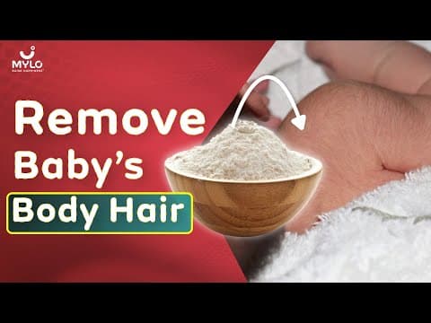 Baby has hair all over the body?