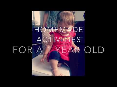 Easy Homemade Activities for a 1 year old